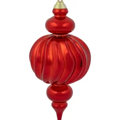 2-Finish Commercial Size Finial Shatterproof Christmas Ornaments - 10