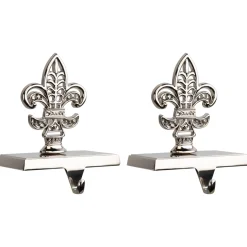 Fleur de Lis Christmas Stocking Holder - 5
