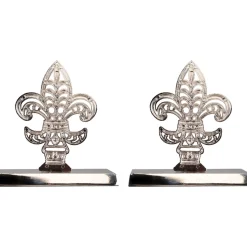 Fleur de Lis Christmas Stocking Holder - 5