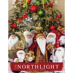 Frontier Reindeer Skiing Santa Claus Christmas Figurine - 9