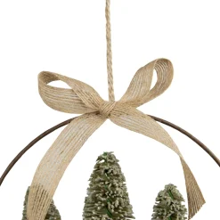 Frosted Mini Bottle Brush Trees Christmas Ornament - 7