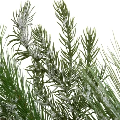 Frosted Mixed Pine and Cedar with Pinecones Artificial Christmas Garland - 5' x 10