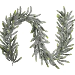Frosted Pine Artificial Christmas Garland - 6' - Unlit