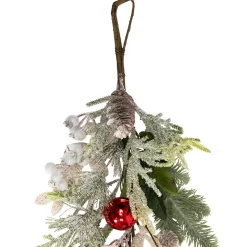 Frosted Pinecones and Berries Artificial Christmas Garland - 6' x 8