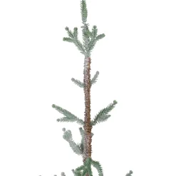 Frosted Slim Pine Artificial Christmas Tree in Burlap Base - 5' - Unlit