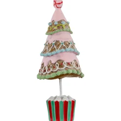 Frosted Waffle Cone Christmas Cupcake Tree - 10.25