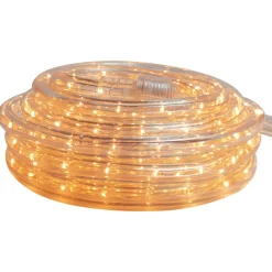 100ft Clear Incandescent Outdoor Christmas Rope Lights