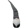 Geometric Pattern Gnome Christmas Decoration - 25" - Black and White