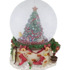 Gifts Under the Christmas Tree Musical Snow Globe - 6.5