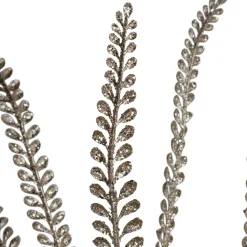 Glittered Artificial Fern Christmas Spray - 36
