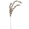 Glittered Artificial Thistle Christmas Spray - 39" - Gold