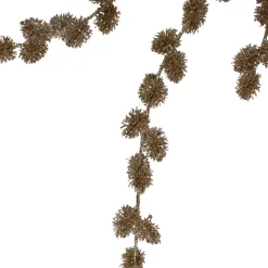 Glittered Artificial Thistle Christmas Spray - 39