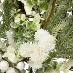 Glittered Berries and Pine Artificial Cone Christmas Tree - 27