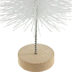 Glittered Bottlebrush Christmas Tree - 12