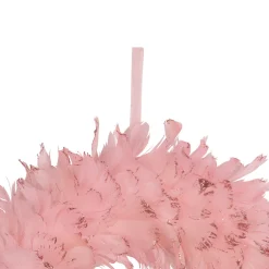 Glittered Feathers Christmas Wreath - 14.5