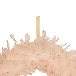 Glittered Feathers Christmas Wreath - 14.5