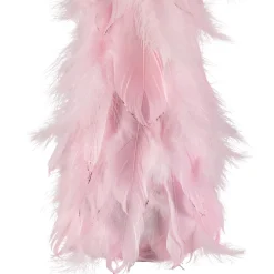 Glittered Layered Feather Cone Tree Christmas Decoration - 19.5