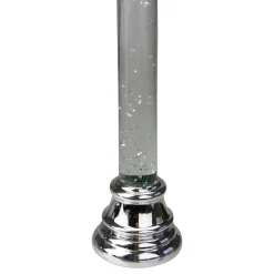 Glittered LED Flameless Christmas Candle - 9.25