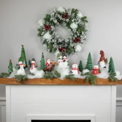 Glittered Pine Tree Christmas Decoration - 12