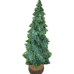 Glittered Pine Tree Christmas Decoration - 12