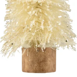 Glittered Sisal Christmas Tree Decoration - 11.5