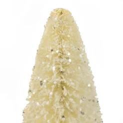 Glittered Sisal Christmas Tree Decoration - 11.5