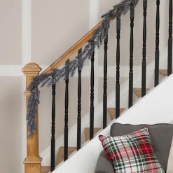 Glittery Pine Artificial Christmas Garland - 6' - Silver - Unlit