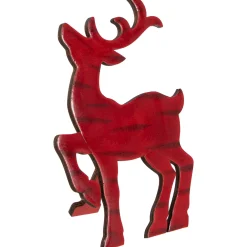 Glossy Standing Reindeer Christmas Decoration - 8