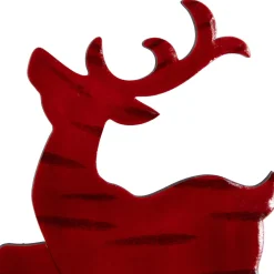 Glossy Standing Reindeer Christmas Decoration - 8