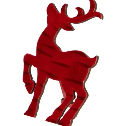 Glossy Standing Reindeer Christmas Decoration - 8