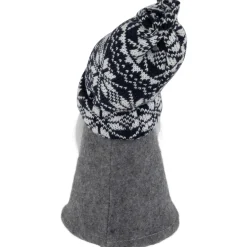 Gnome Head in Knit Hat Standing Christmas Figure - 8