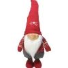 Gnome Wearing Heart Hat Christmas Figure - 14" - Red