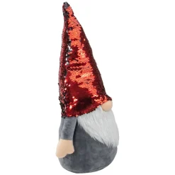 Gnome with Flip Sequin Hat Christmas Figure - 18