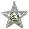 Green Bay Packers NFL Sports Collectors Series Silver Star Ornament