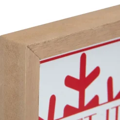 Holiday Slogans Wooden Christmas Plaques - 8