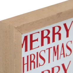 Holiday Slogans Wooden Christmas Plaques - 8