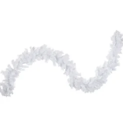 Icy White Iridescent Spruce Artificial Christmas Garland - 9' x 10" - Unlit
