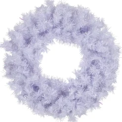 Icy White Iridescent Spruce Artificial Christmas Wreath - 36" - Unlit