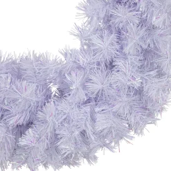 Icy White Iridescent Spruce Artificial Christmas Wreath - 36