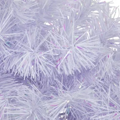 Icy White Iridescent Spruce Artificial Christmas Wreath - 36
