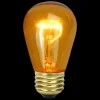 Incandescent S14 Christmas Replacement Bulbs - Amber - Pack of 25