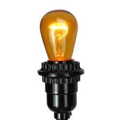 Incandescent S14 Christmas Replacement Bulbs - Amber - Pack of 25