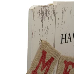 24-Inch Lighted Merry Little Christmas Vintage Red Truck Wall Sign