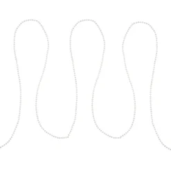 Iridescent Beaded Christmas Garland - 100' x 0.25" - Unlit