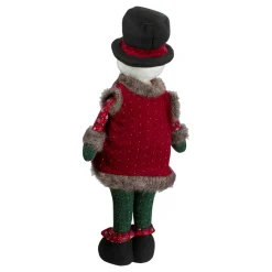 Jolly Plush Boy Snowman Christmas Figure - 25