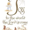 Joy To The World Religious Christmas Wall Decor Art Print