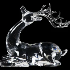 Laying Acrylic Deer Christmas Decoration - 6.25