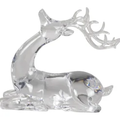 Laying Acrylic Deer Christmas Decoration - 6.25