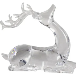 Laying Acrylic Deer Christmas Decoration - 6.25