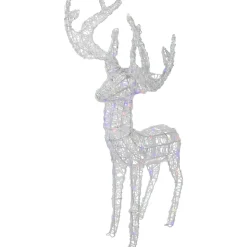 LED Color Changing Commercial Grade Acrylic Reindeer Outdoor Christmas Decoration - 46.5